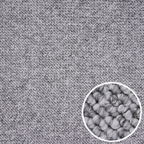 Balta 70x240 cm Metrážny koberec Wolly 920 šedá, šíře, šedá, filc, obývacia izba