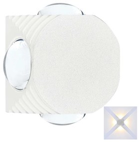 LED Vonkajšie nástenné svietidlo LED/4W/230V 4000K IP54 biela