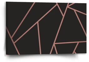 Sablio Obraz Ružové obrazce - 60x40 cm