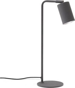 Čierna kovová stolová lampa (výška 49 cm) Manie – Kave Home