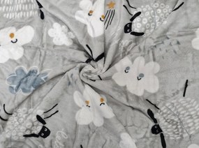 Jahu Mikroplyšové obliečky 140x200 + 70x90 cm - Ovečka