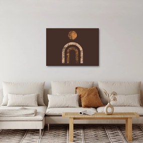 Obraz - Oranžové oblúky N⁰1 (70x50 cm)