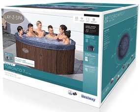 Vírivka Lay-Z-Spa Toronto hydromassage  pre 5-7  WiFi Bestway 6001W
