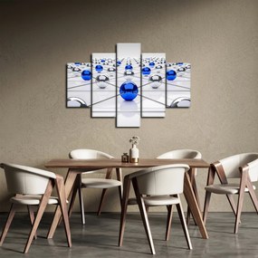 Obraz pospájaných guľou (150x105 cm)