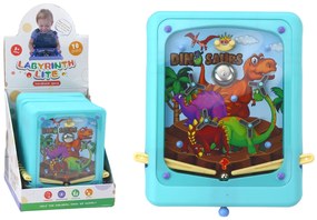 LEAN TOYS Arkádová hra Pinball – Dinosaurus modrá
