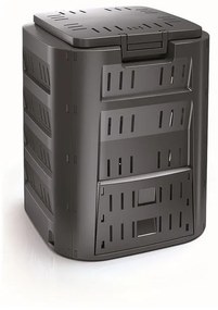 Kompostér, 220 l, čierna
