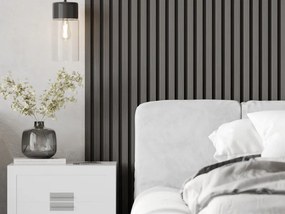 Mexen Lam-B, akustické stenové lamely 275 × 30 cm, HDF doska 4 mm, technická dyha, dub oceľový, S100-275307-3015-006