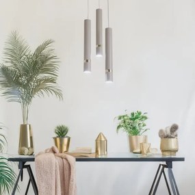 Brilagi - Luster na lanku POKER 3xGU10/25W/230V béžová