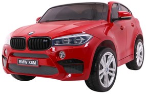 RAMIZ ELEKTRICKÉ AUTÍČKO BMW X6 - DVOJMIESTNE - LAKOVANÉ - ČERVENÉ - 12V/10 Ah - 2 x 12V / 120W / 20000RPM - 2023