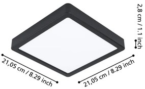 Eglo 900109 - Stmievateľné LED kúpeľňové svietidlo FUEVA-Z LED/16,5W/230V IP44