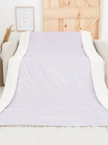 Baránková deka mikroplyš Exclusive 150 × 200 cm – Laura lila