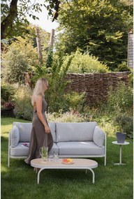 Oceľový okrúhly odkladací stolík ø 35 cm Snow – Zuiver