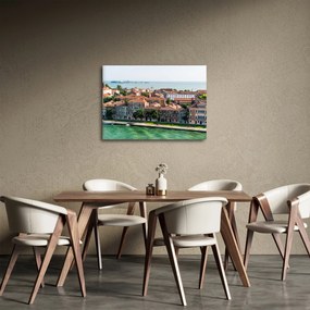 Obraz - Letecký pohľad na mesto (70x50 cm)