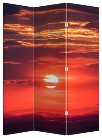 Paraván - Farebné slnko (126x170 cm)