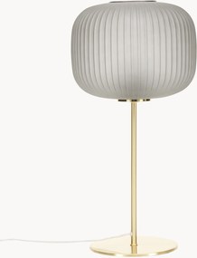 Veľká stolová lampa so skleneným tienidlom Sober