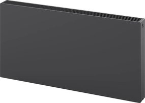 Mexen, Mexen Flat CF22 panelový radiátor 600 x 800 mm, bočné pripojenie, 1266 W, antracit - W422F-060-080-66