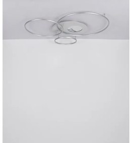 Globo 48466-70A - stmievateľné LED stropné svietidlo INVERTINA LED/70W/230V strieborné + diaľkové ovládanie