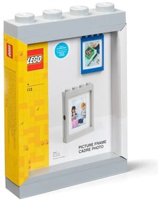 Sivý rámček na fotku LEGO®, 19,3 x 26,8 cm