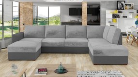Rohová rozkladacia pohovka Astana Premium, Strana: pravá, Farby:: Otusso 23 + Sorriso 04 + Sorriso 04 Mirjan24 5903211036903