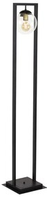 Klausen 107003 - Stojacia lampa REY 1xE27/7W/230V čierna