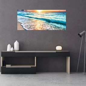Obraz - Morská pláž (120x50 cm)