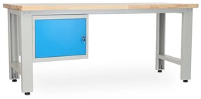 Dielenský stôl Solid OAK-10, 210 cm, závesný box, dub