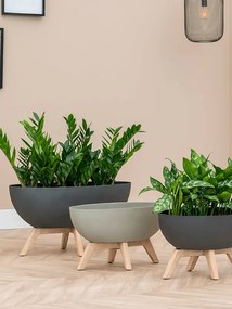 Refined Retro with feet Douglas vulcano black 60x26x34 cm