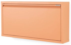 Kovová výklopná skrinka na topánky v lososovej farbe 75x37,5x12,5 cm Billy – Spinder Design
