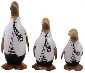 Soška tučňáka s vázankou 25 cm