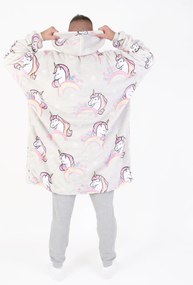 Baránková mikina mikroplyš – Jednorožec veľkosť L