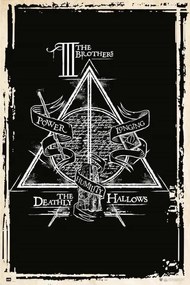 Plagát, Obraz - Harry Potter - Symbol darov smrti, (61 x 91.5 cm)