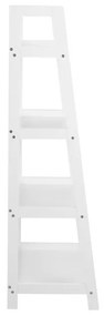 Biely štvorposchodový regál Actona Wally