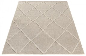 Ayyildiz, Kusový koberec Patara 4952 Beige – na von aj na doma, 240x340, béžová, chodba / predsieň