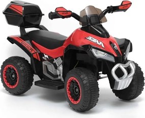 LEAN CARS Elektrická štvorkolka GTS1188-A, LED, hudba, červená