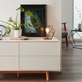 Brilliant - Stolná lampa SYNERGY 1xE27/60W/230V čierna/meď