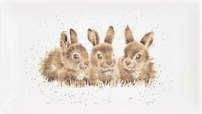 Servírovací podnos z jemného kostného porcelánu Rabbits