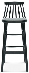 FAMEG BST-5910 - barová stolička Farba dreva: buk štandard, Čalúnenie: látka CAT. D
