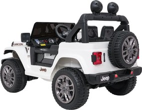 Ramiz Jeep Wrangler Rubicon LIFT elektrické autíčko pre deti biele