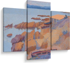 Obraz - Henri Edmond Cross, Calanque des Antibois, reprodukcia (90x60 cm)