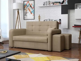 Pohovka s taburetkami Clivia Home II, Taburetka: ľavá strana, Dostupné poťahy: Enjoy 21