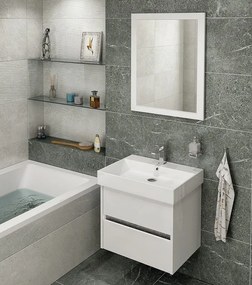 Sapho Sapho, KARE 60 keramické umývadlo nábytkové 60x46cm, biela, 17060