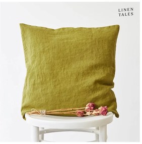 Ľanová obliečka na vankúš 45x45 cm Moss Green – Linen Tales