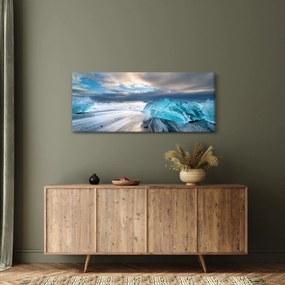 Obraz - Diamantová pláž (120x50 cm)