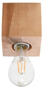 Sollux SL.0675 - Stropné svietidlo ABEL 1xE27/60W/230V drevo