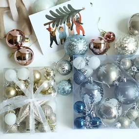 Vianočné guľky - SYSD1688-046 (36ks)