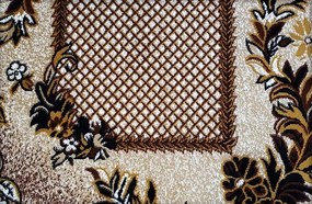 HU Hnedý klasický koberec Shiraz Bcf Mriezka Rozmer: 300x500 cm