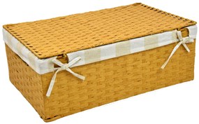 Úložný box s víkem pískový Rozměry (cm): 48x30, v. 17