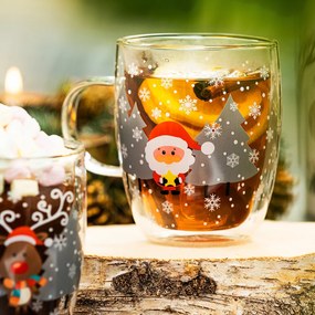 4Home Termo pohár Mug Santa Hot&Cool 270 ml, 2 ks