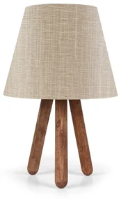 Stolná lampa Bechos 33 cm béžová/hnedá