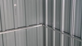 Záhradný domček BestBerg ZCH-4AB / 4,5 m² / 259 x 172 x 222 cm / sivá/biela